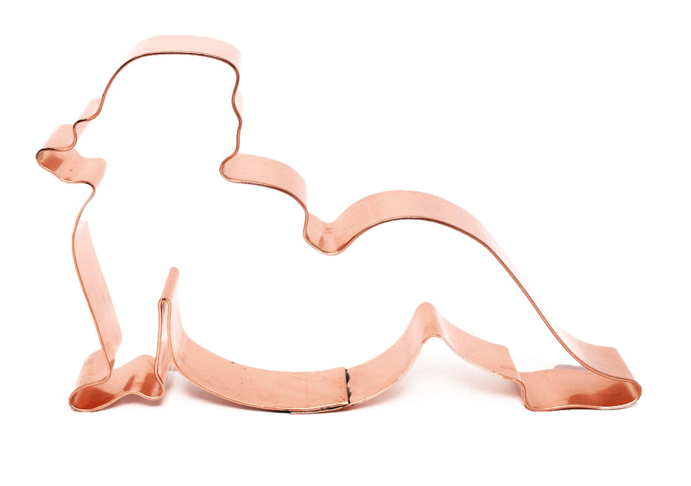 Small Curvy Mudflap Girl ~ Copper Cookie Cutter ~ Handcrafted by The Fussy Pup