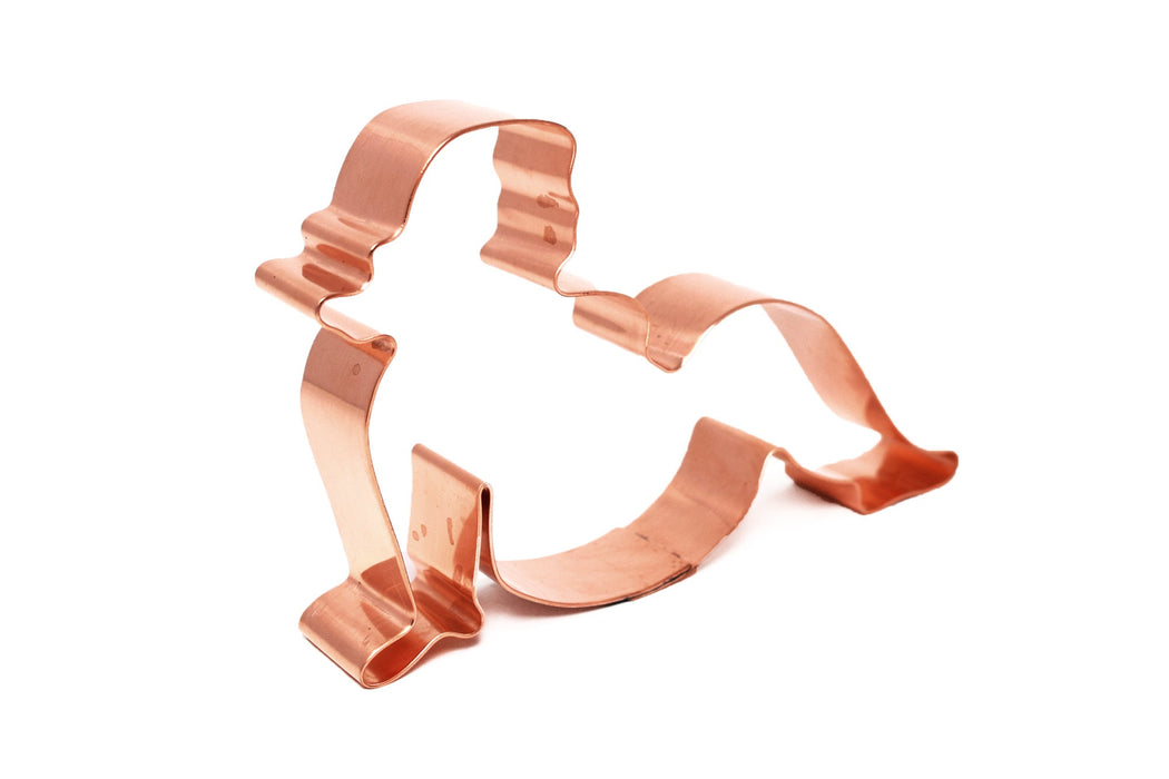 Small Curvy Mudflap Girl ~ Copper Cookie Cutter ~ Handcrafted by The Fussy Pup