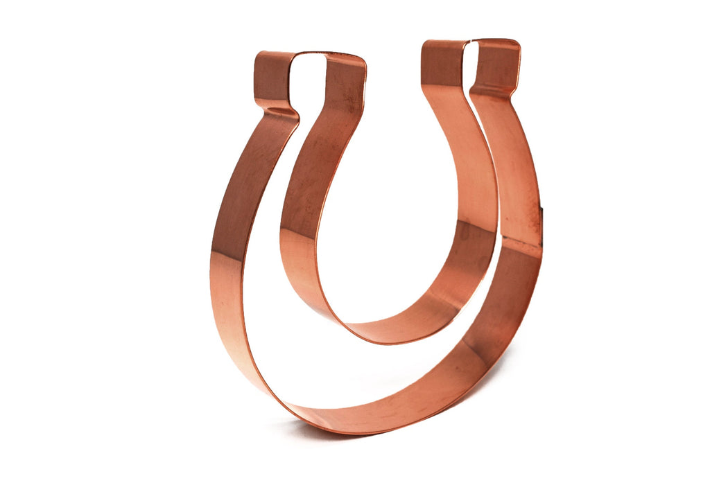 4 inch Horseshoe ~ Copper Cookie Cutter ~ Handcrafted by The Fussy Pup