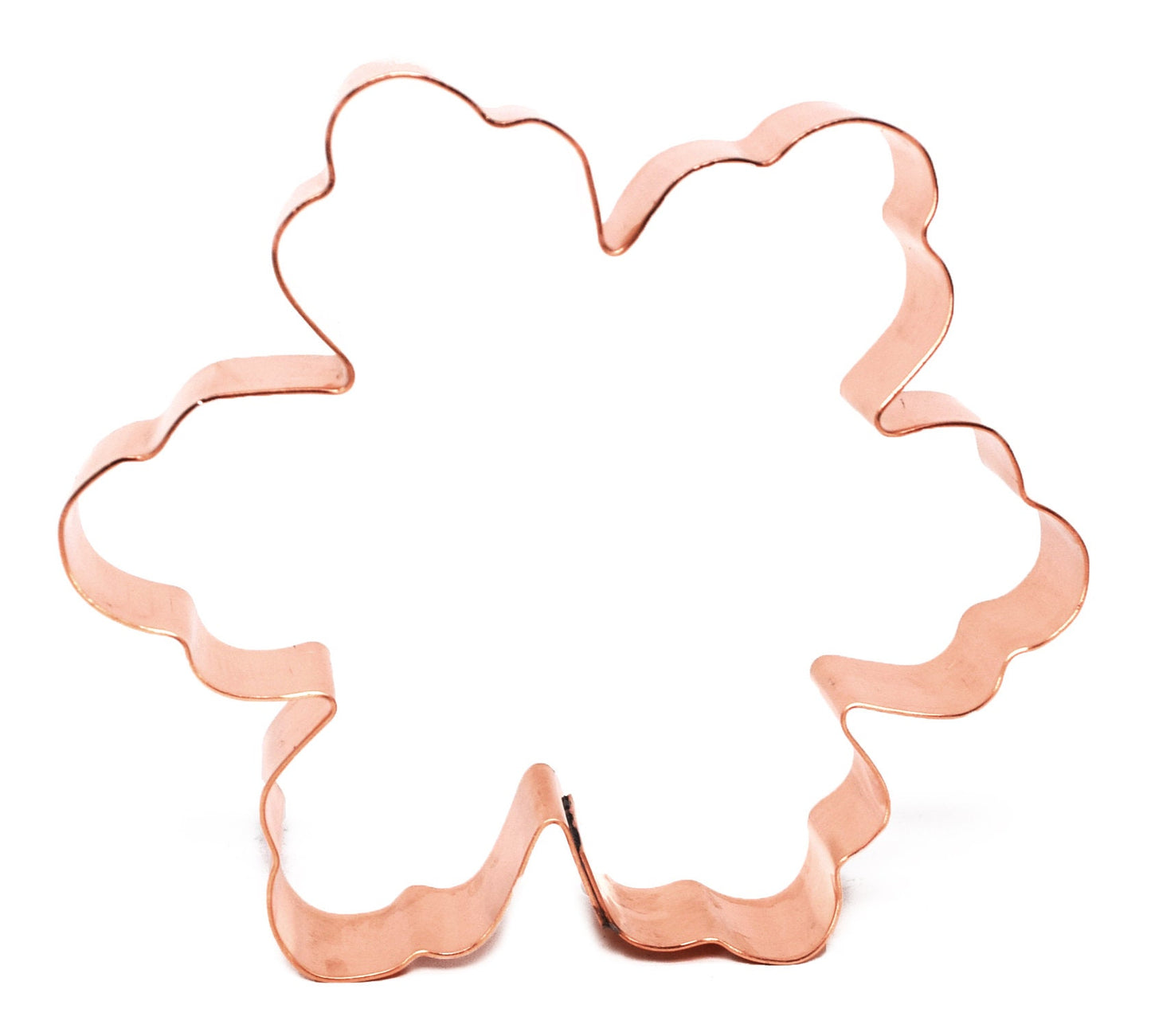 Copper Snowflake Cookie Cutter, 3.75 x 4.25 inches