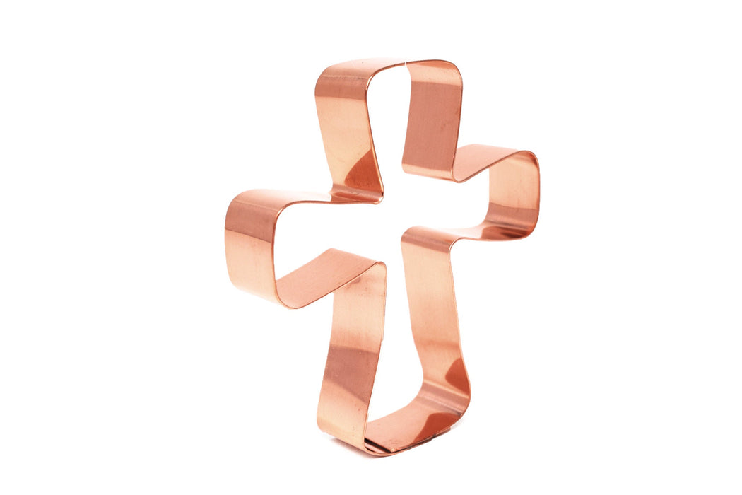 4" Altar Cross  ~ Copper Cookie Cutter ~ Handcrafted by The Fussy Pup