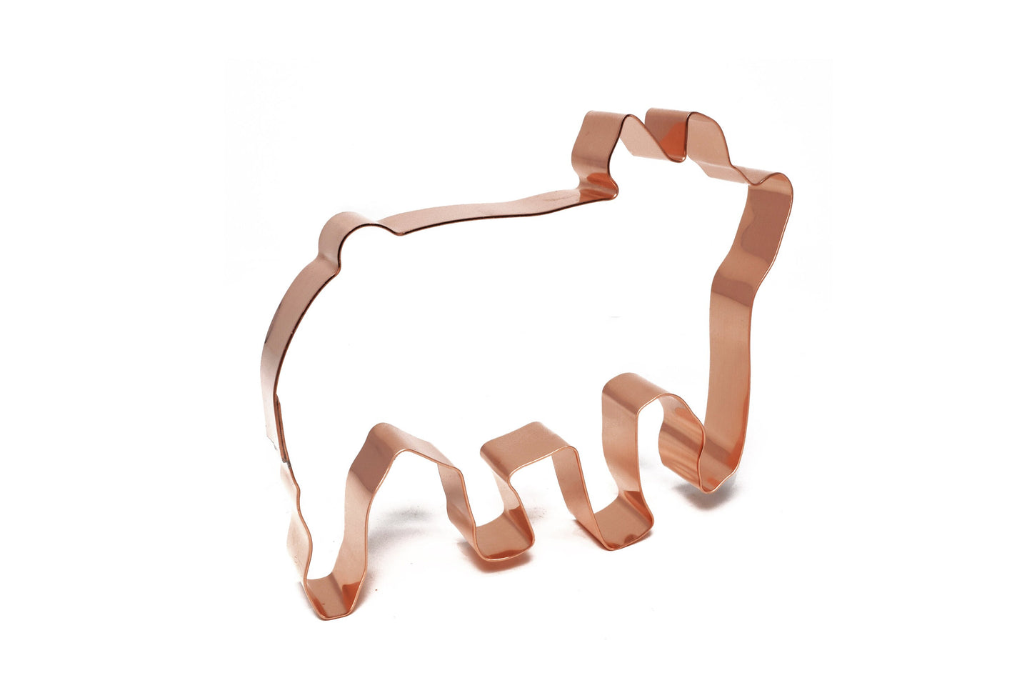 Large Chubby Pig Cookie Cutter 5x4 inches