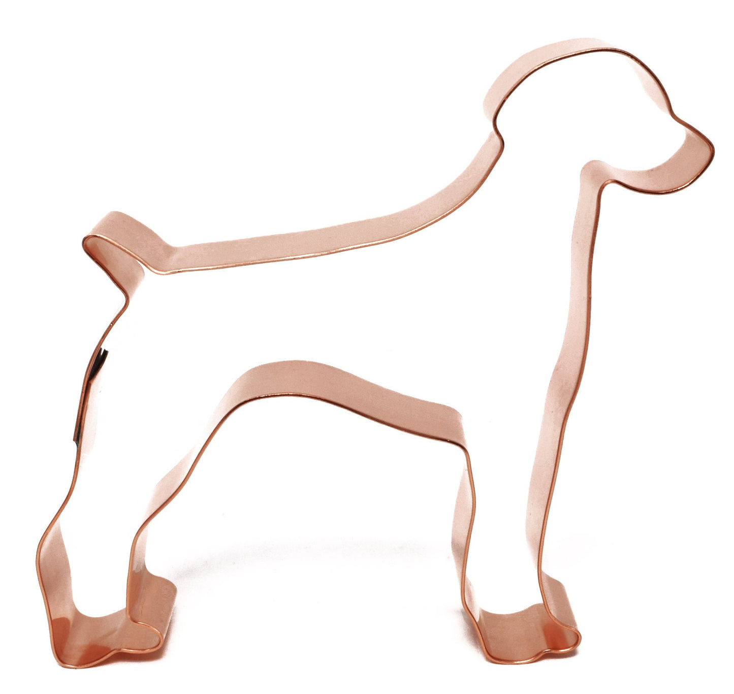 German Shorthaired Pointer Dog Breed Cookie Cutter 4 X 4 inches - Handcrafted Copper Cookie Cutter by The Fussy Pup