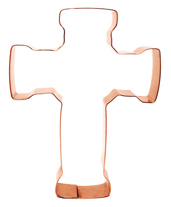 Holy Cross  ~ Copper Cookie Cutter ~ Handcrafted by The Fussy Pup