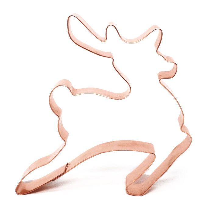 Flying Reindeer Christmas Cookie Cutter, 4 x 3.75 inches