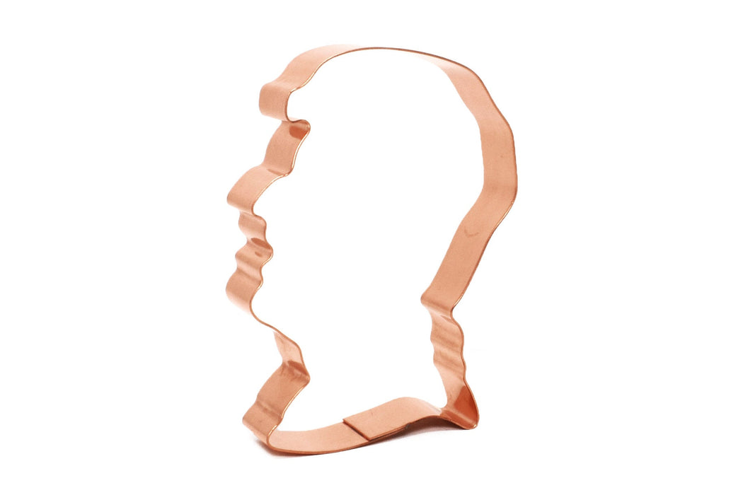 John F. Kennedy  ~ Copper President Cookie Cutter - Handcrafted by The Fussy Pup