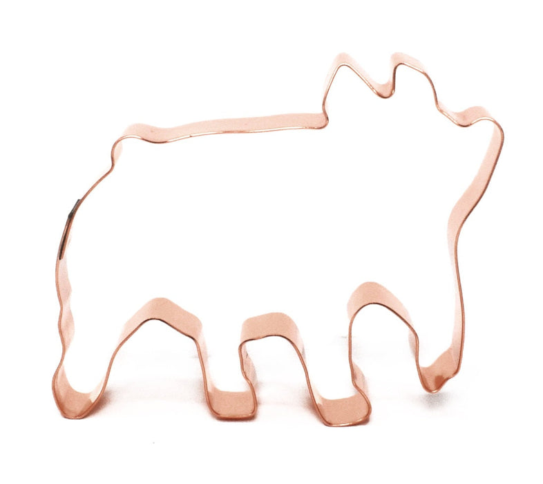 Small Chubby Pig Farm Animal Cookie Cutter 4x3 inches