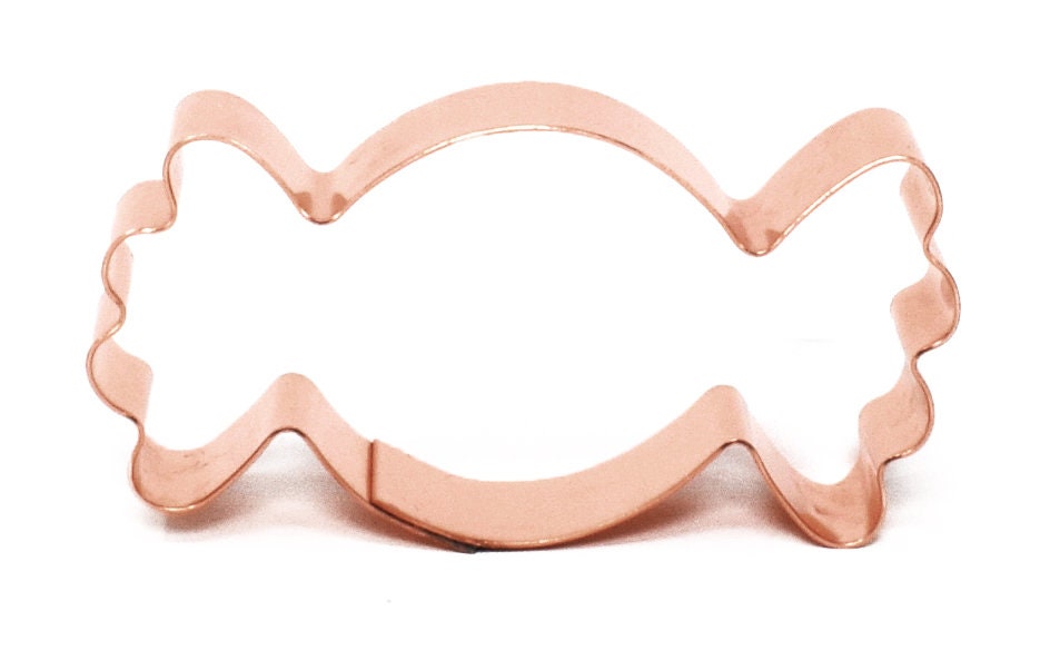 Small Piece of Peppermint Candy Cookie Cutter, 4.5 x 2.25 inches