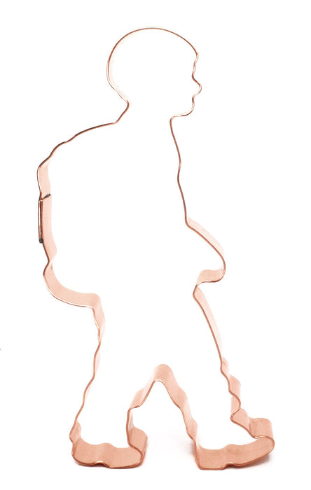 Marching Soldier ~ Copper Army Man Cookie Cutter ~ Handcrafted by The Fussy Pup