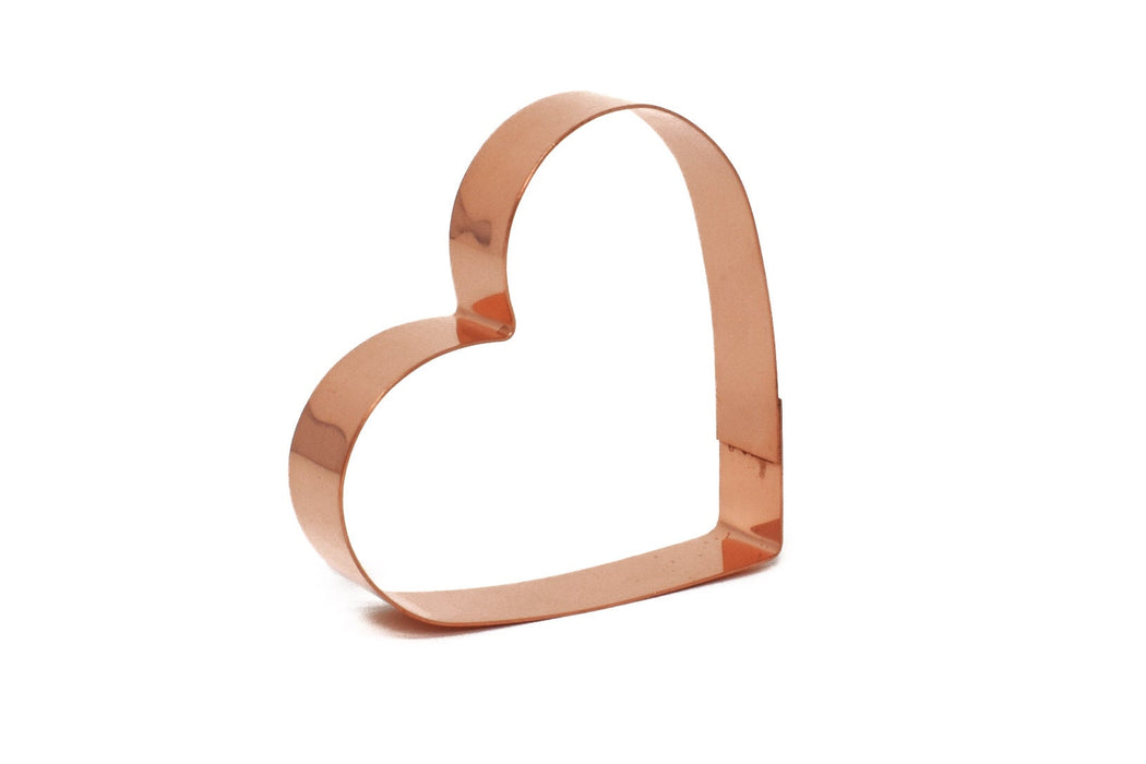 3 1/2 inch Simple Heart Cookie Cutter - Handcrafted by The Fussy Pup