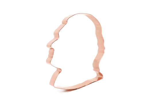 Thomas Jefferson ~ Copper President Cookie Cutter - Handcrafted by The Fussy Pup