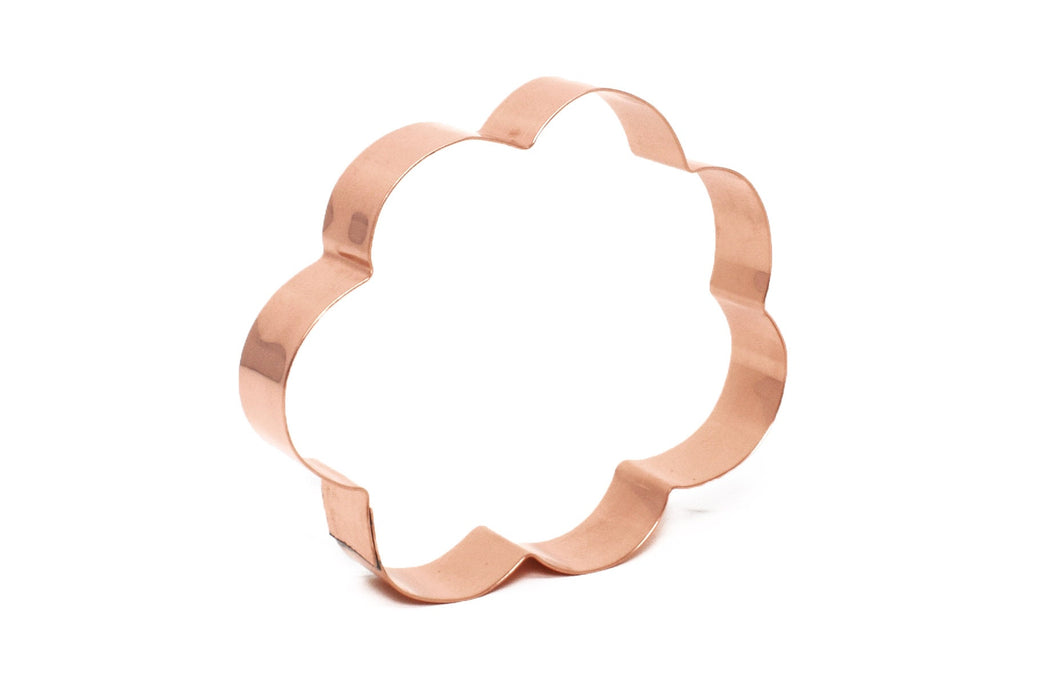 Fluffy Cloud Copper Cookie Cutter 4.25 x 3.5 inches - Handcrafted Copper Cookie Cutter by The Fussy Pup