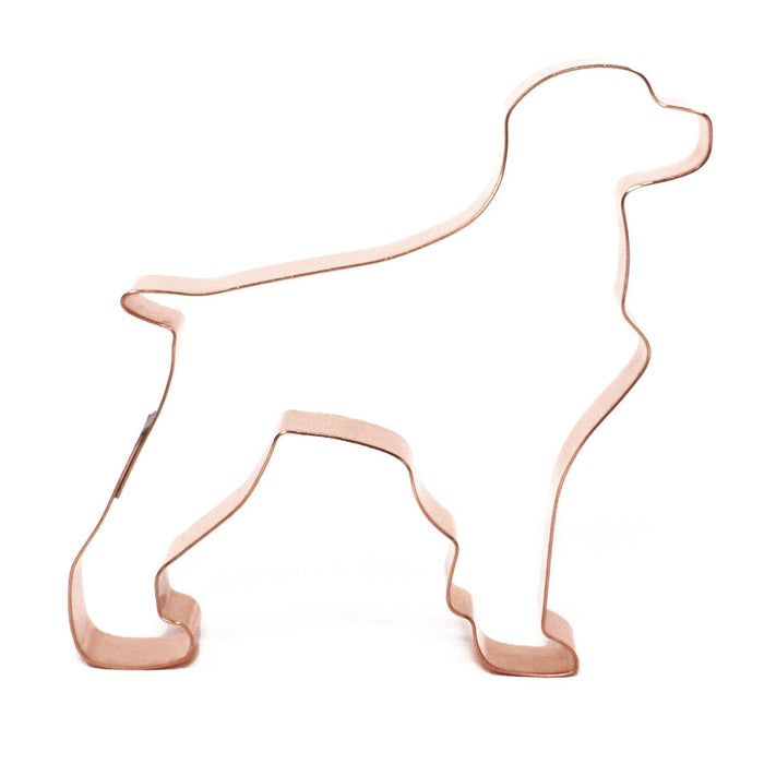 Brittany Spaniel Dog Breed Cookie Cutter 4.25 X 4.25 inches - Handcrafted Copper by The Fussy Pup