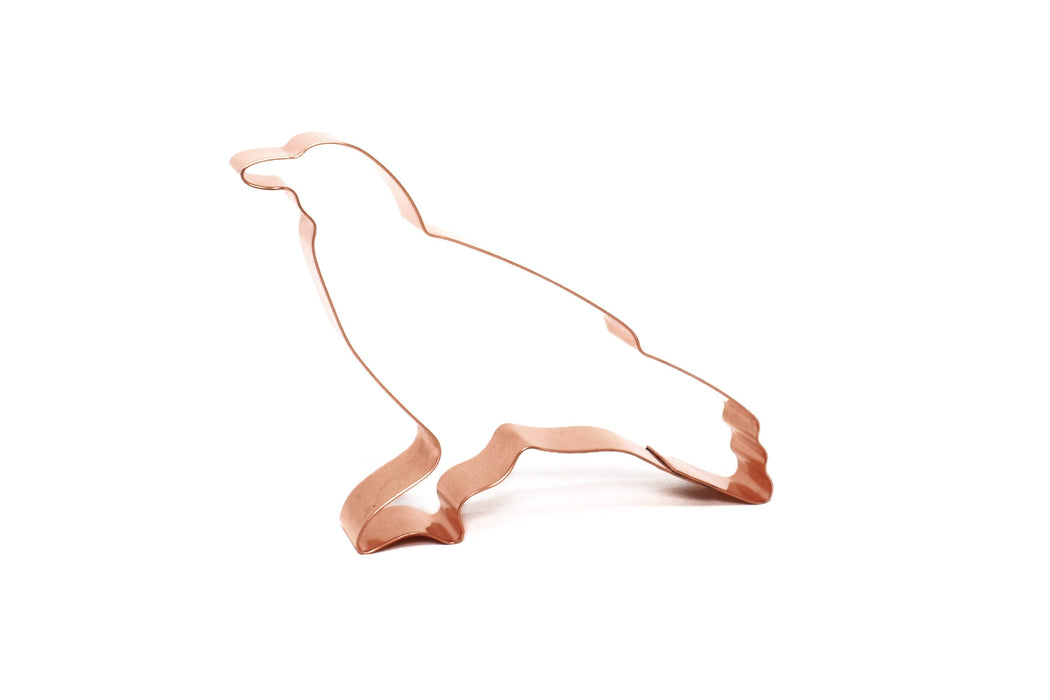 Crow / Raven Bird Cookie Cutter, 4x3.5 inches