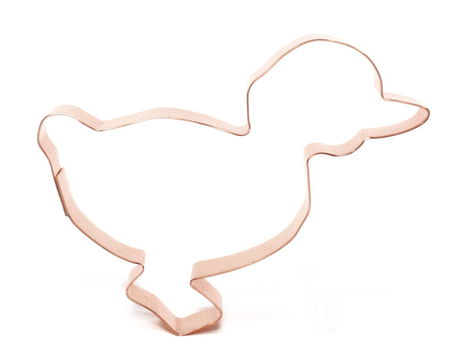 Farm Duck Cookie Cutter 4.5 X 4 inches - Handcrafted Copper Cookie Cutter by The Fussy Pup