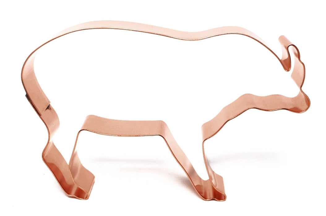 Babirusa ~ Zoo Mammals ~ Copper Animal Cookie Cutter - Handcrafted by The Fussy Pup