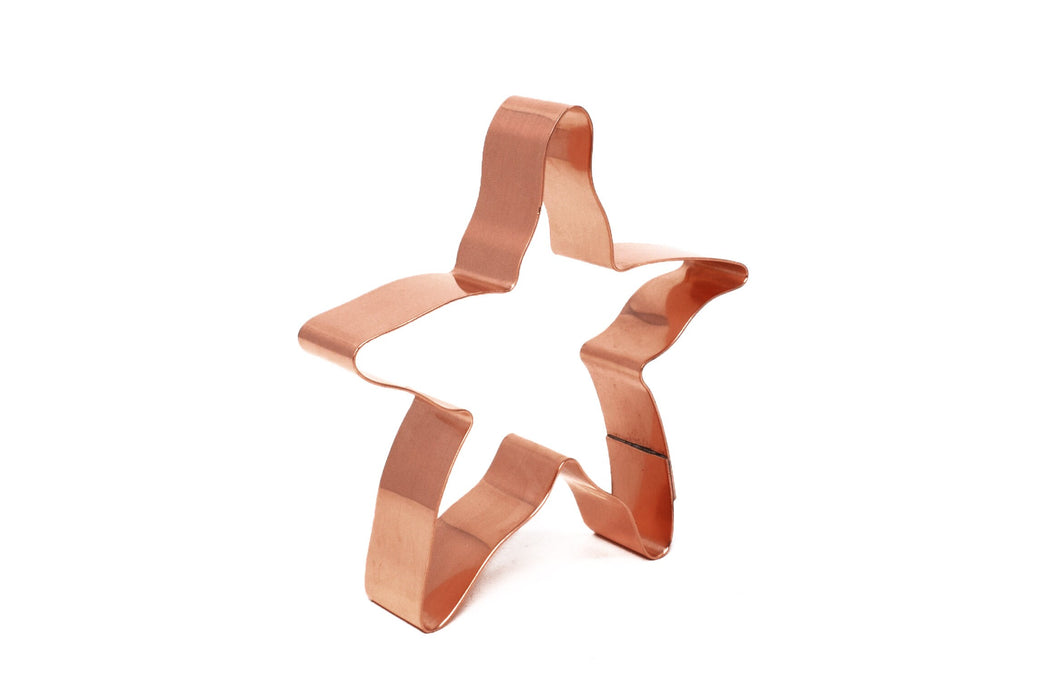 Beach Starfish ~ Copper Cookie Cutter - Handcrafted by The Fussy Pup