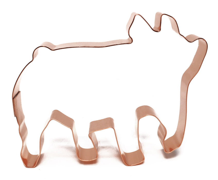 Large Chubby Pig Cookie Cutter 5x4 inches