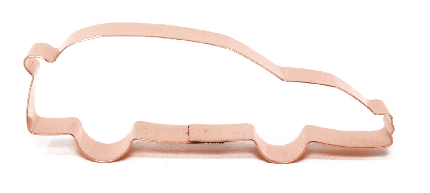 Race Car ~ Copper Cookie Cutter ~ Handcrafted by The Fussy Pup