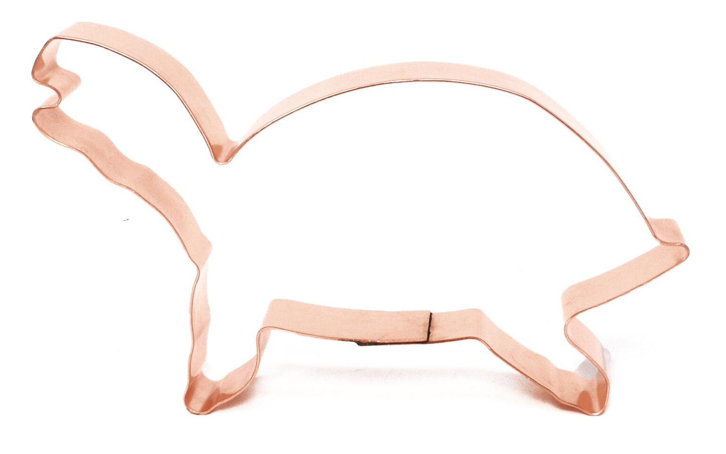 Turtle / Tortoise Cookie Cutter 3 X 5.5 inches - Handcrafted Copper Cookie Cutter by The Fussy Pup