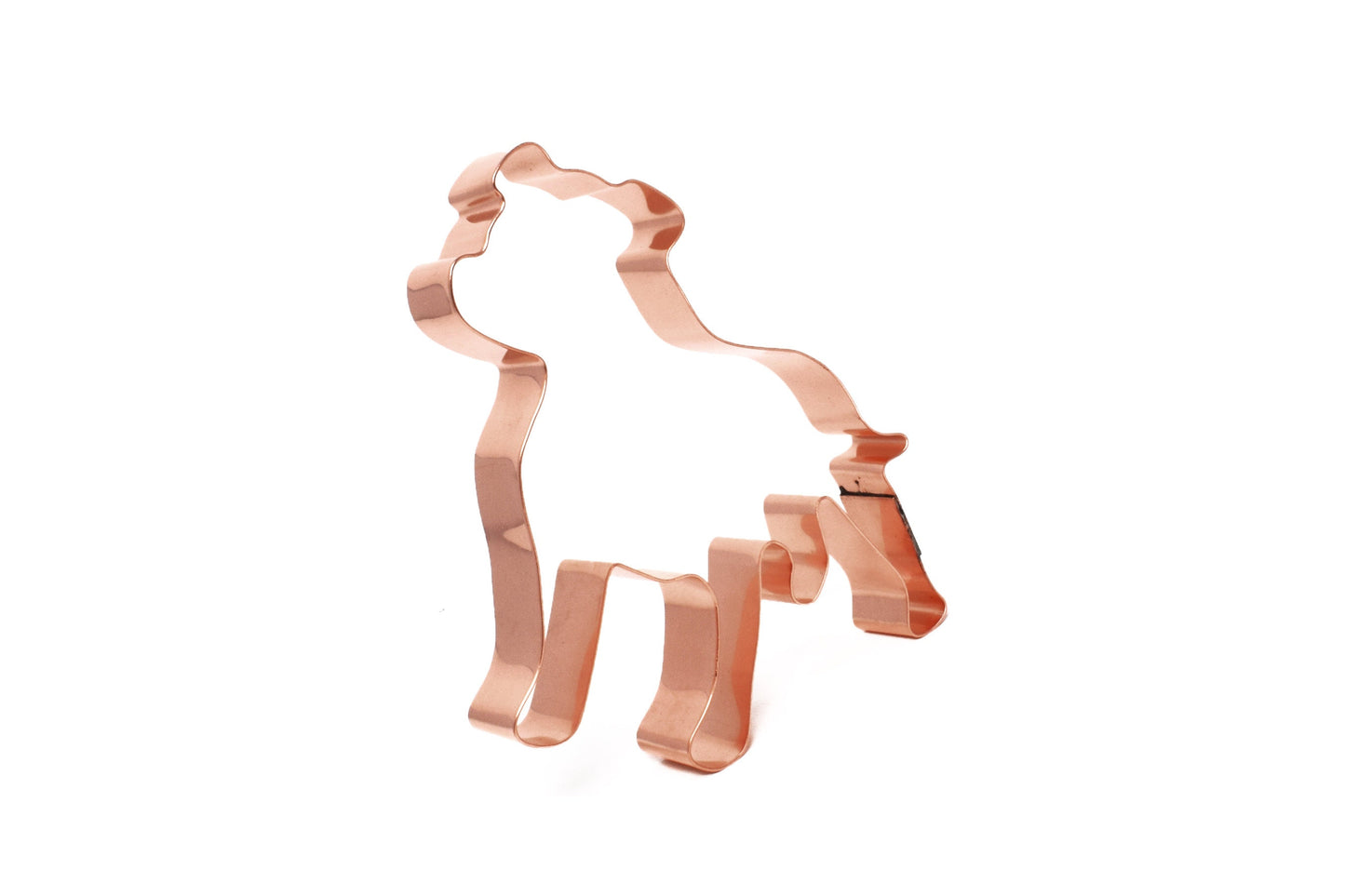 Standing Staffordshire Terrier / Pit Bull Dog Cookie Cutter, 4x4.5 inches