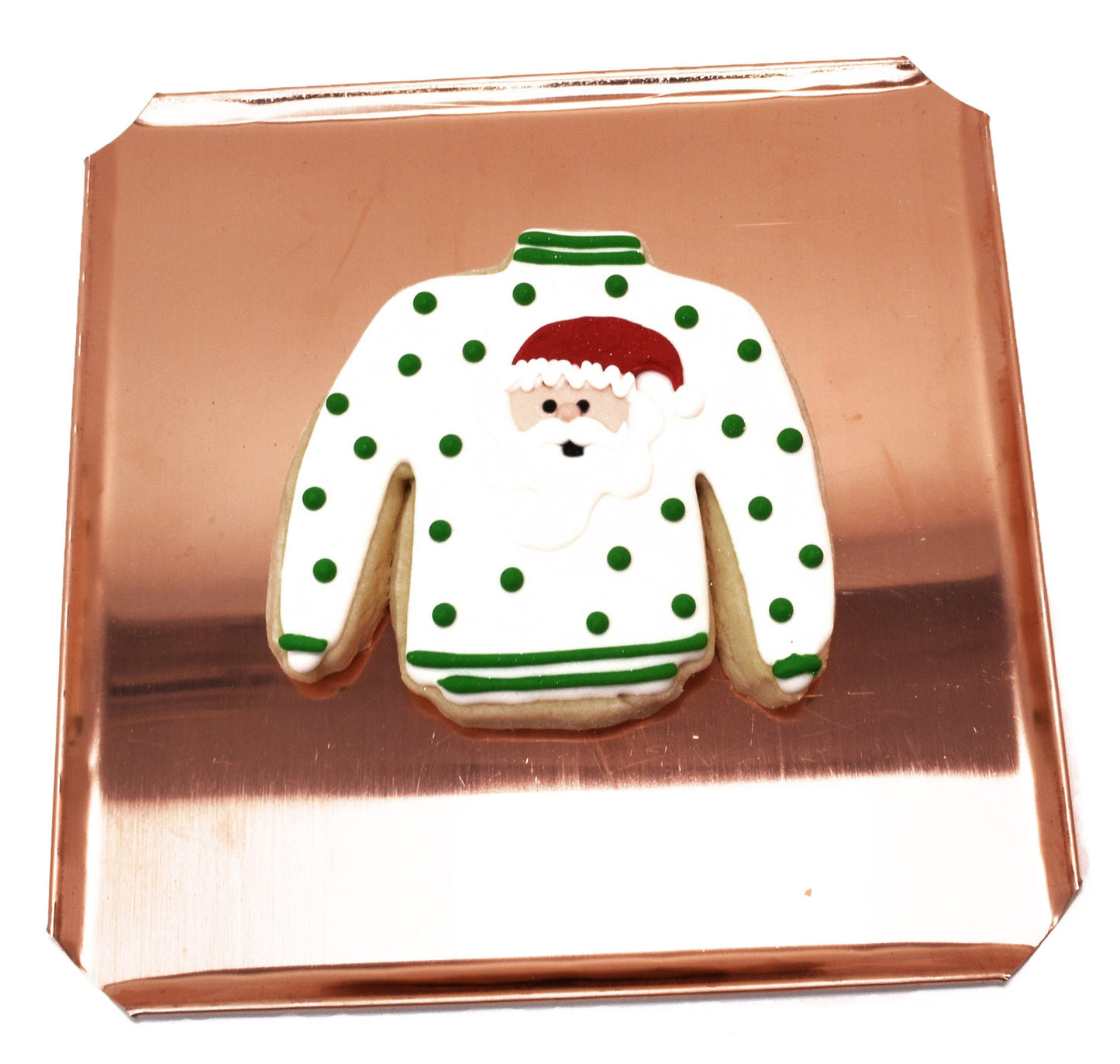 No. 5 Christmas Ugly Sweater Cookie Cutter, 4.5x3.5 inches