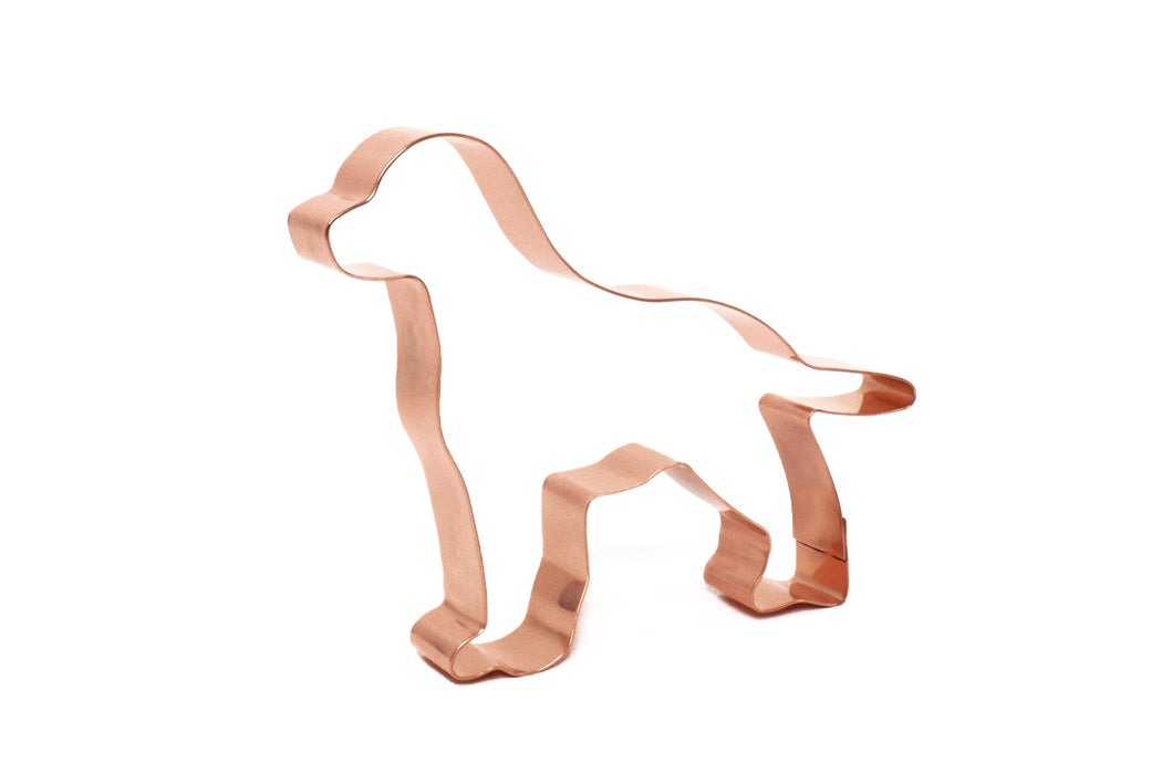 Labrador Cookie Cutter - 5” Handmade Copper Gift for Dog Lovers