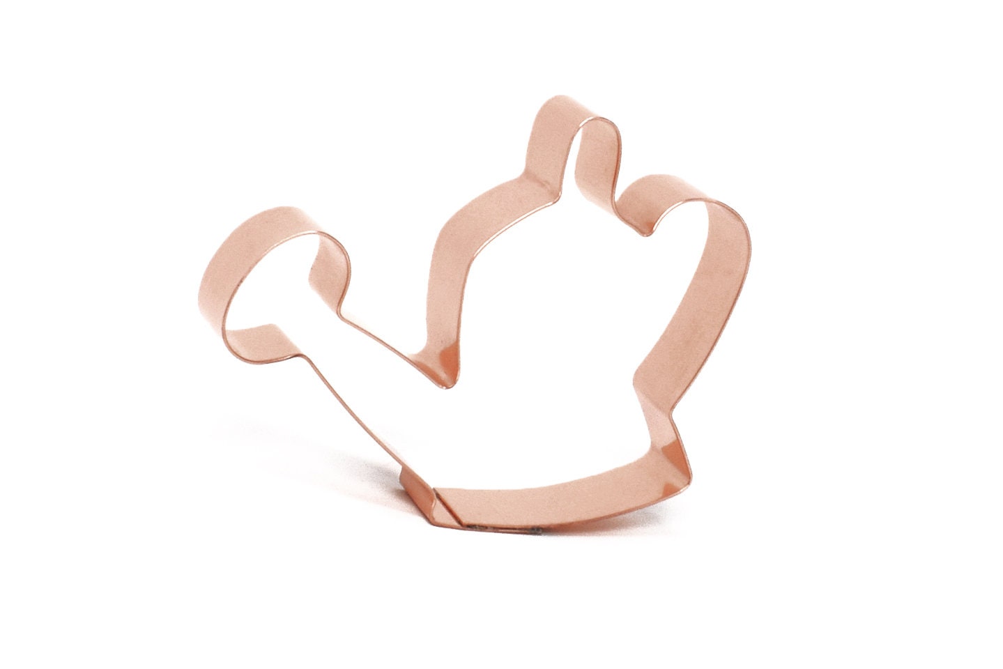 Small Old Fashioned Watering Can ~ Copper Cookie Cutter - Handcrafted by The Fussy Pup