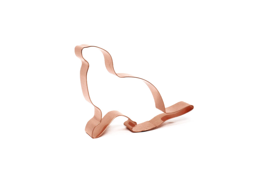 North American River Otter ~ Zoo Mammals ~ Copper Animal Cookie Cutter - Handcrafted by The Fussy Pup