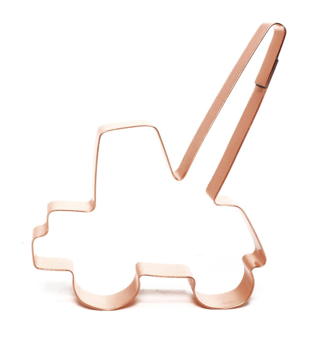 Small Crane Construction Zone Cookie Cutter - Hand Crafted by The Fussy Pup