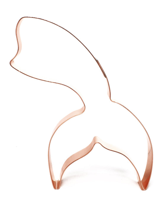 Flirty Mermaid Tail~ Copper Cookie Cutter ~ Handcrafted by The Fussy Pup