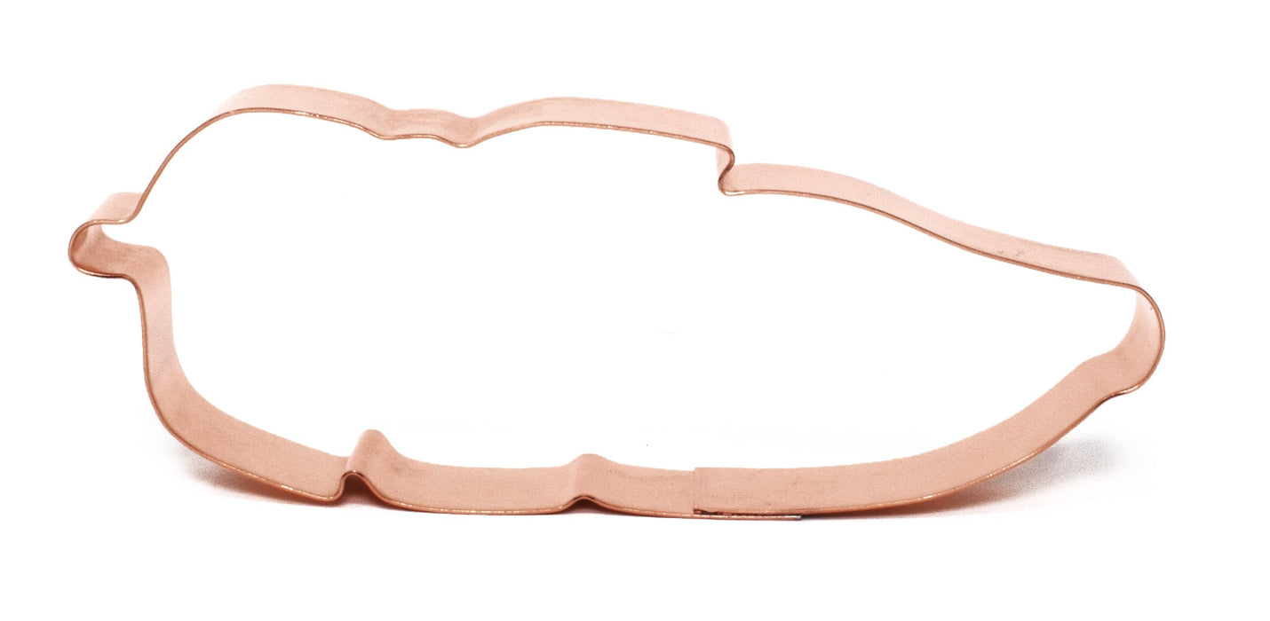 Heritage Feather Copper Cookie Cutter ~ Handcrafted by The Fussy Pup