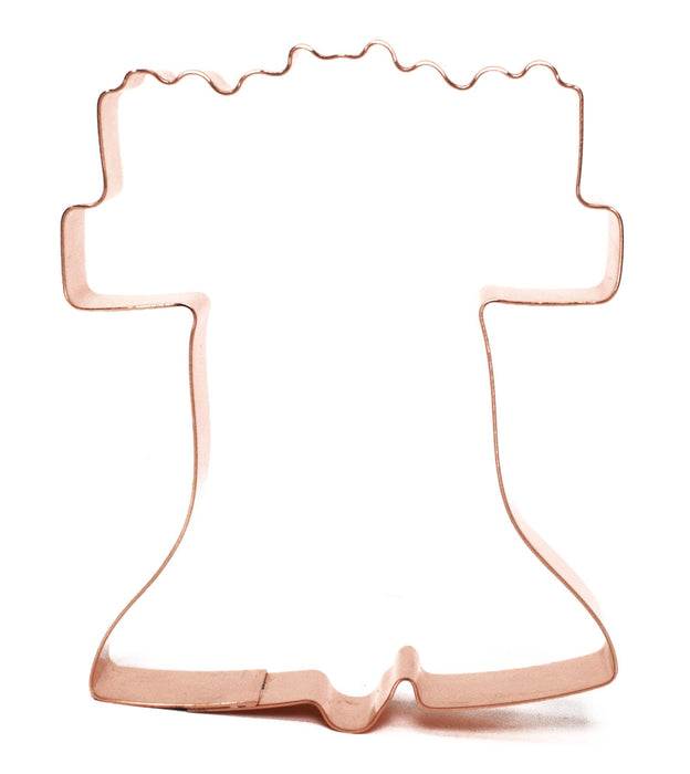 Liberty Bell ~ Copper Patriotic Cookie Cutter - Handcrafted by The Fussy Pup