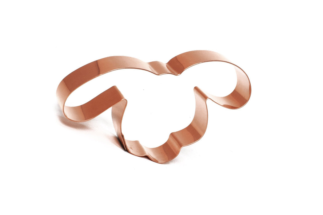 Long-Eared Puppy Head ~ Copper Cookie Cutter - Handcrafted by The Fussy Pup