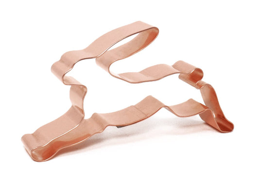 Small Running Hare Copper Woodland Creatures Cookie Cutter - Handcrafted by The Fussy Pup