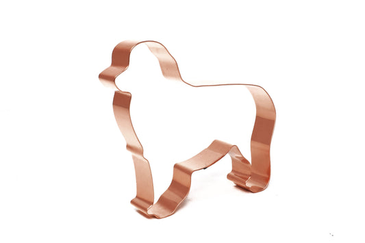 Australian Shepherd Dog Breed Cookie Cutter 4.25 X 3.7 inches - Handcrafted Copper Cookie Cutter by The Fussy Pup