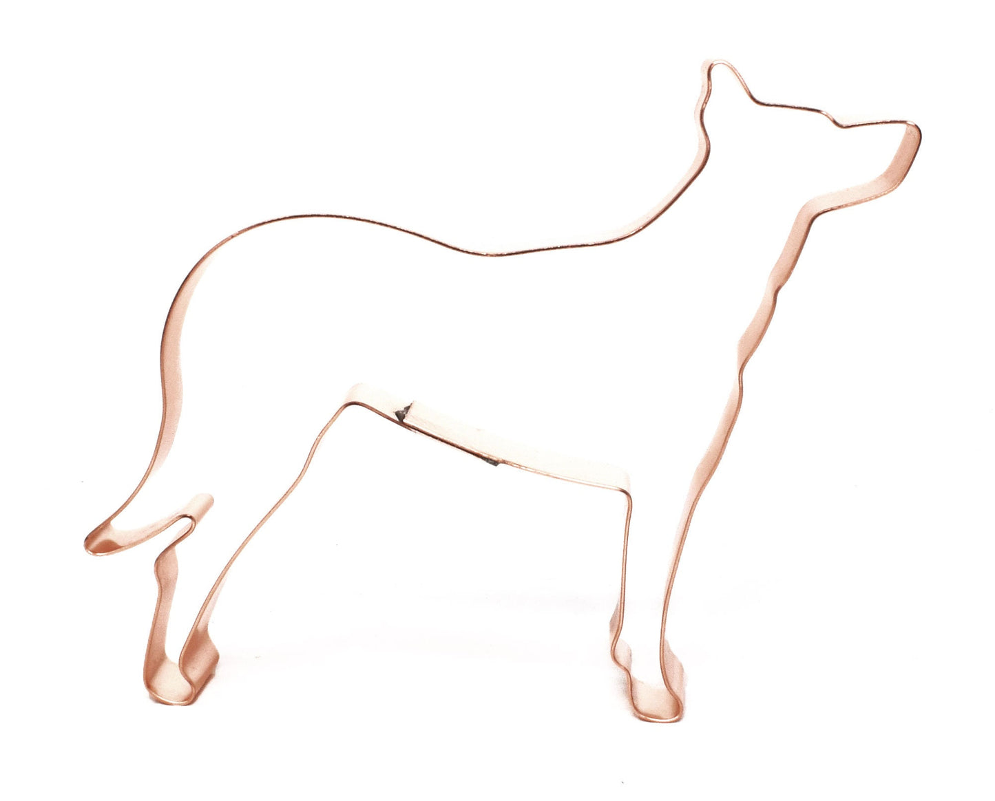 Beauceron Dog Breed Copper Cookie Cutter - Handcrafted by The Fussy Pup