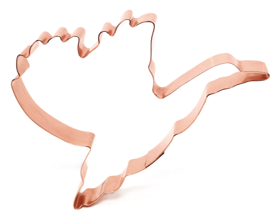 Medium Decoy Duck Cookie Cutter 5 X 3.5 - Handcrafted Copper by The Fussy Pup