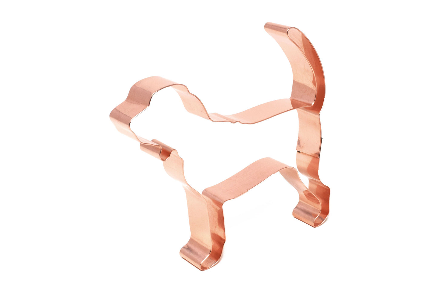 Bloodhound Dog Breed Cookie Cutter 4.5 X 4.5 inches - Handcrafted Copper Cookie Cutter by The Fussy Pup