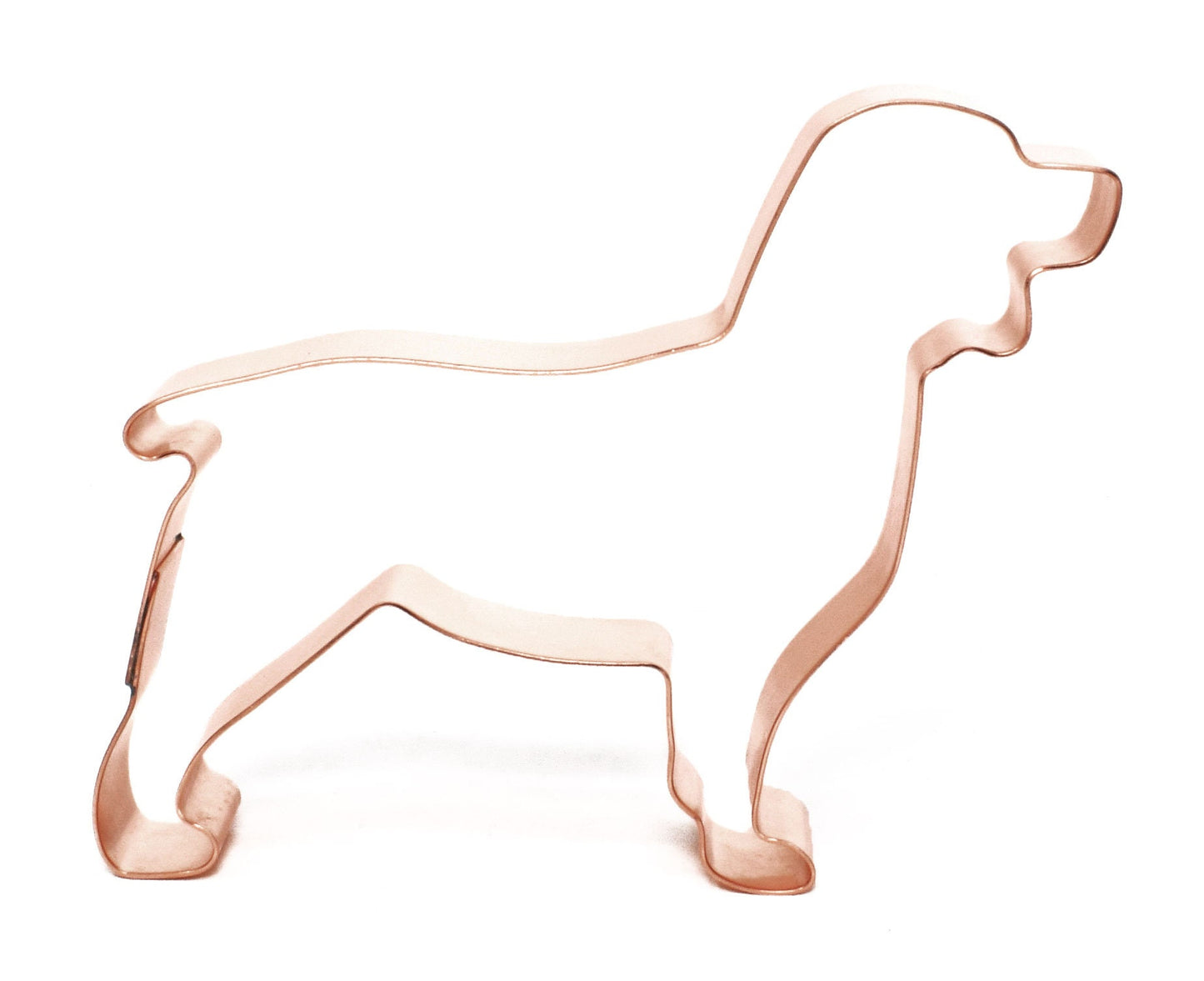 Boykin Spaniel Dog Breed Cookie Cutter 4.5 X 3.5 inches - Handcrafted Copper Cookie Cutter by The Fussy Pup