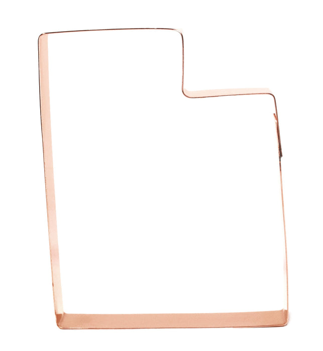 State of Utah ~  Copper Cookie Cutter - Handcrafted by The Fussy Pup