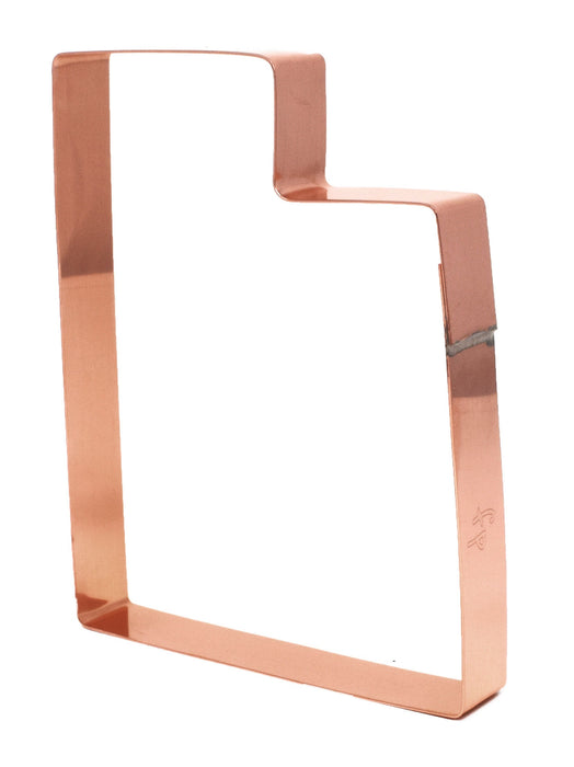 State of Utah ~  Copper Cookie Cutter - Handcrafted by The Fussy Pup