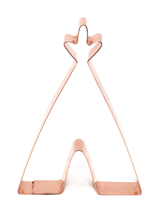 Small Indian Tepee ~ Copper Cookie Cutter ~ Handcrafted by The Fussy Pup