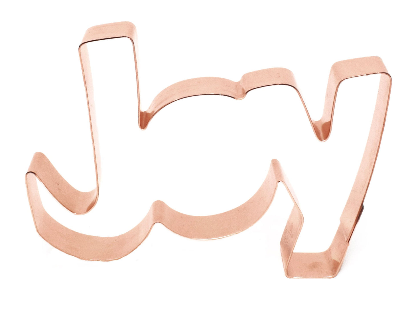 Joy Letters Copper Word ~ Cookie Cutter - Handcrafted by The Fussy Pup