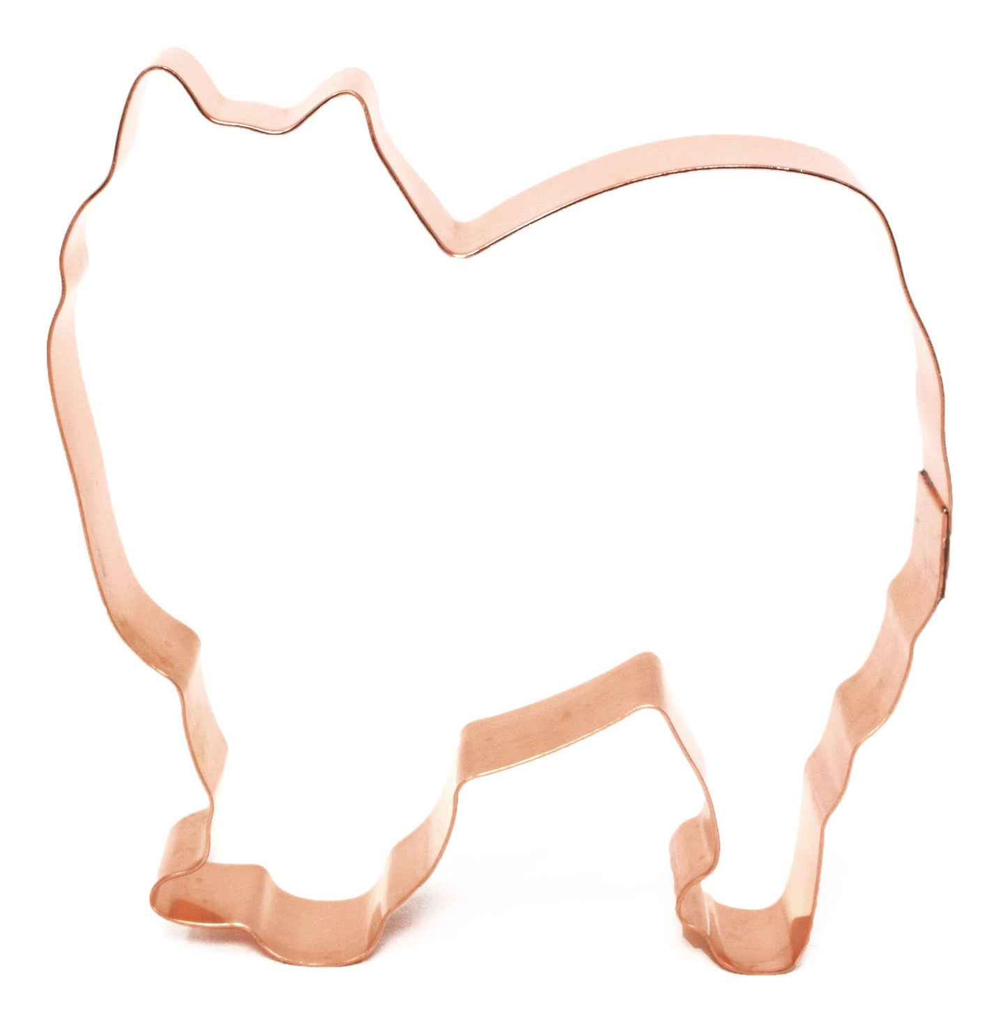 American Eskimo Dog ~  Copper Dog Breed Cookie Cutter ~ Handcrafted by The Fussy Pup