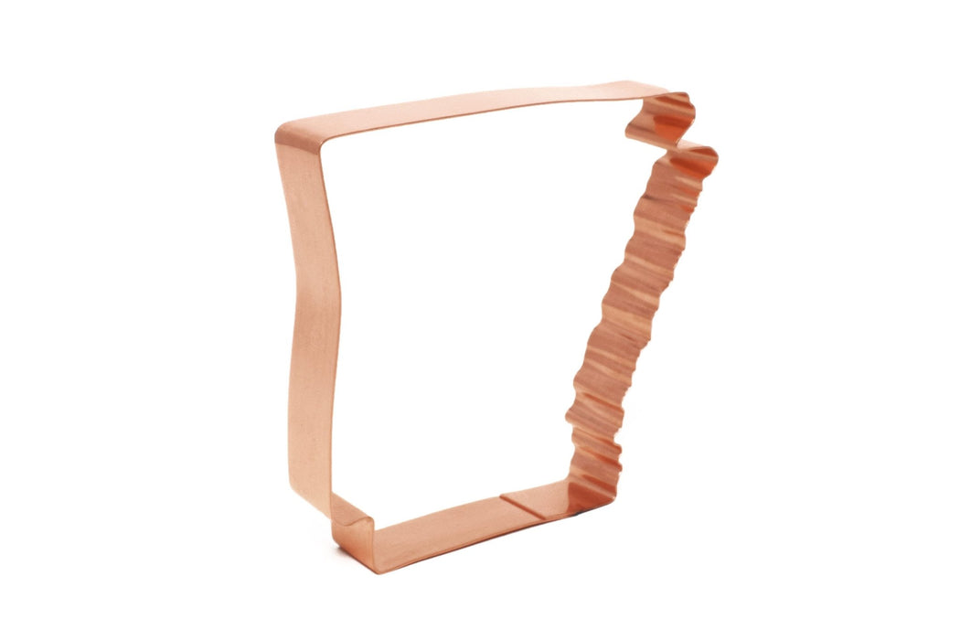 State of Arkansas ~ Copper Cookie Cutter - Handcrafted by The Fussy Pup - The Fussy Pup - 
