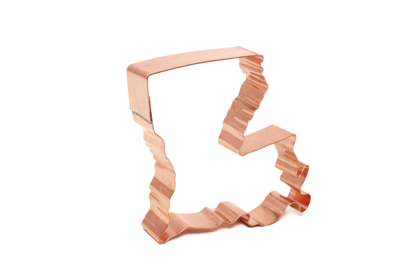 State of Louisiana ~ Copper Cookie Cutter - Handcrafted by The Fussy Pup