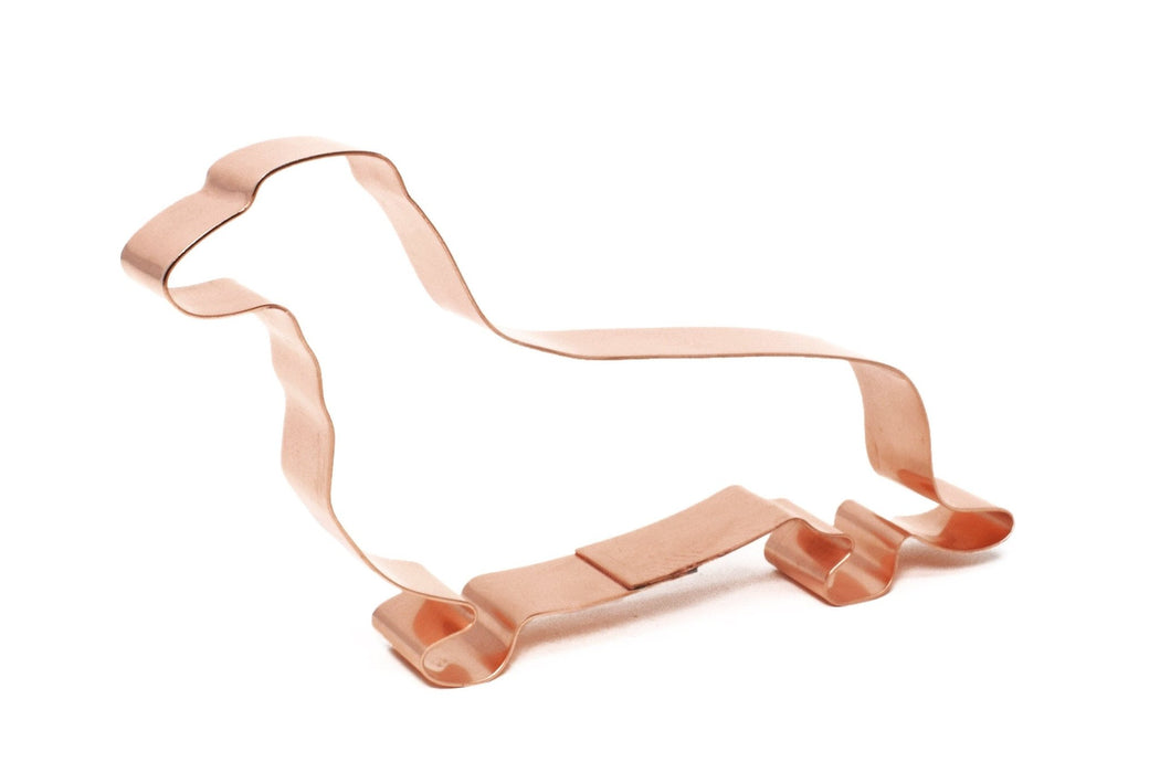 Dachshund Cookie Cutter – Handcrafted Copper by The Fussy Pup - The Fussy Pup - Cookie Cutter
