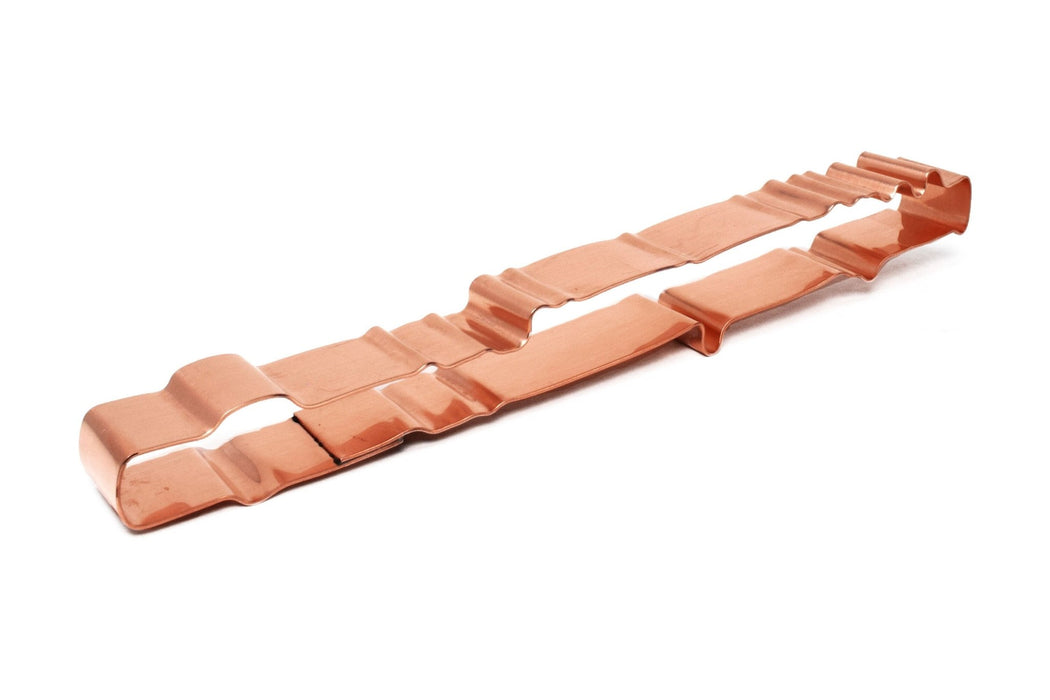 Flute Musical Instrument Copper Cookie Cutter, 7 x 0.75 inches - The Fussy Pup - Cookie Cutter