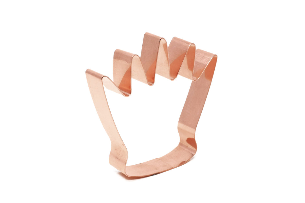 Queen ~ Chess Pieces Copper Cookie Cutter - Handcrafted by The Fussy Pup